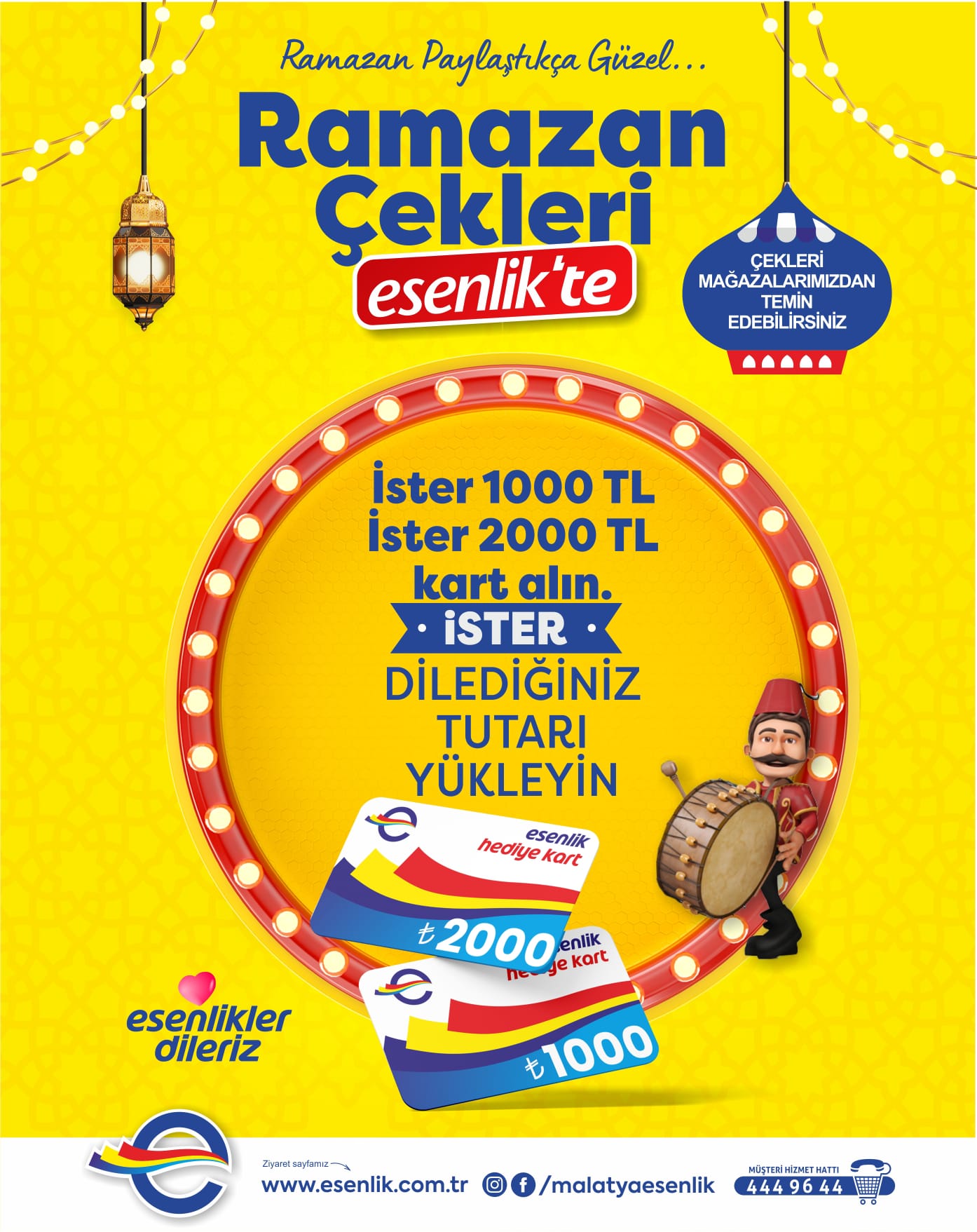 Esenlik'te Ramazan Hediye Çekleri Satışa Sunuldu
